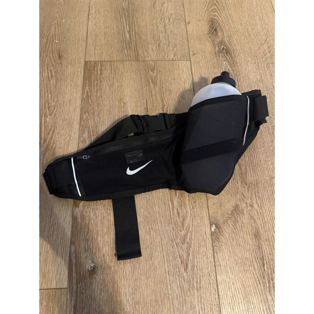 Nike Flex Stride Bottle Belt 22oz - Running Hydration Belt Black